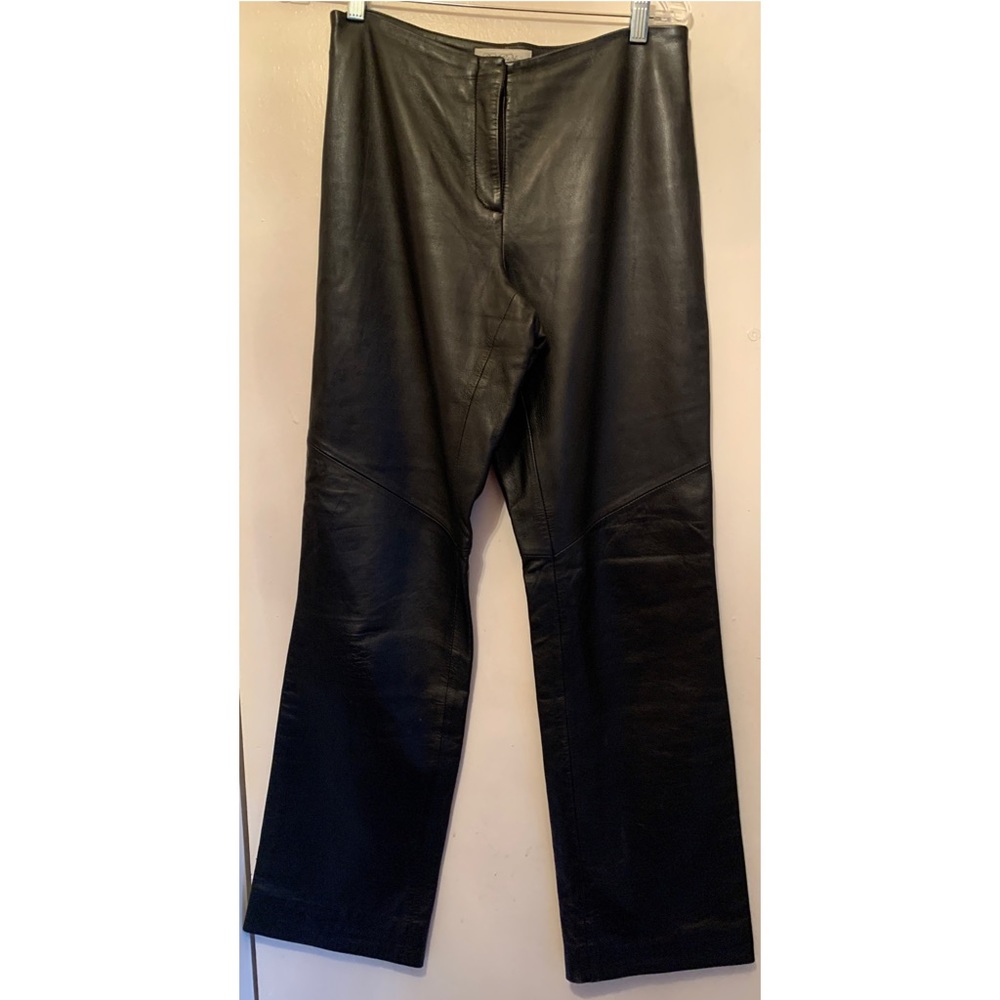 Brooks Brothers genuine leather pants size 6